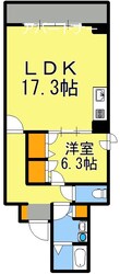 高見馬場駅 徒歩11分 4階の物件間取画像